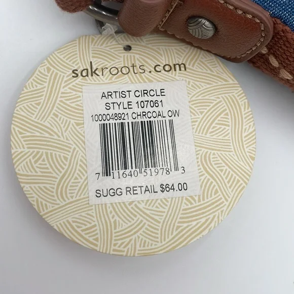 Sakroots One World Elephant Purse Adjustable Strap Artist Boho Bag Peace - NEW‎ - Picture 15 of 16